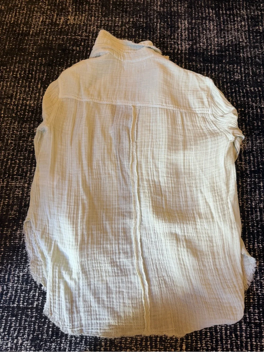 Urban outfitters Light Mint Gauze Button-Up Shirt
